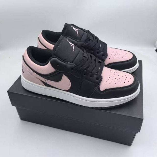 N Unisex Black and White AJ1 Sneakers | With Box