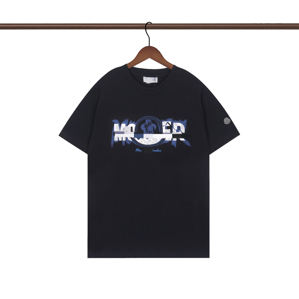 Camiseta Bordada Hombre MON | Cuello Redondo