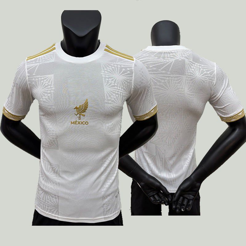 26 camisetas de la Edición de Jugador de la Copa del Mundo, selección principal del Real Madrid del Bayern, Argentina, camiseta de fútbol de secado rápido México