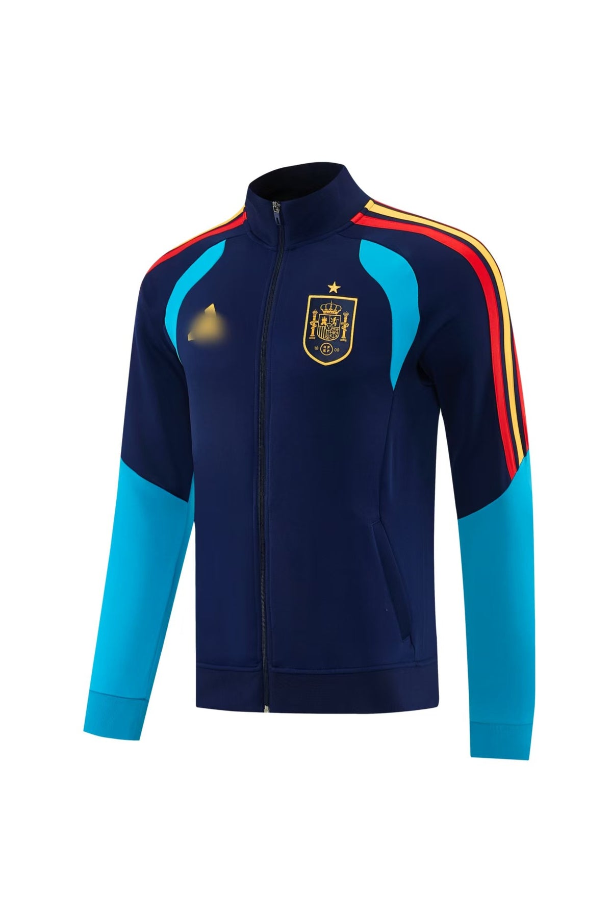 Vintage F Football Jacket | High Neck and Three Stripes