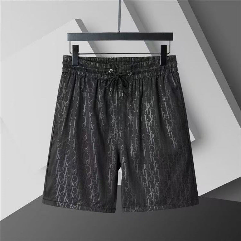 Verano 2026 Nuevos pantalones de playa transfronterizos europeos y americanos de secado rápido, pantalones cortos casuales holgados y de moda al por mayor