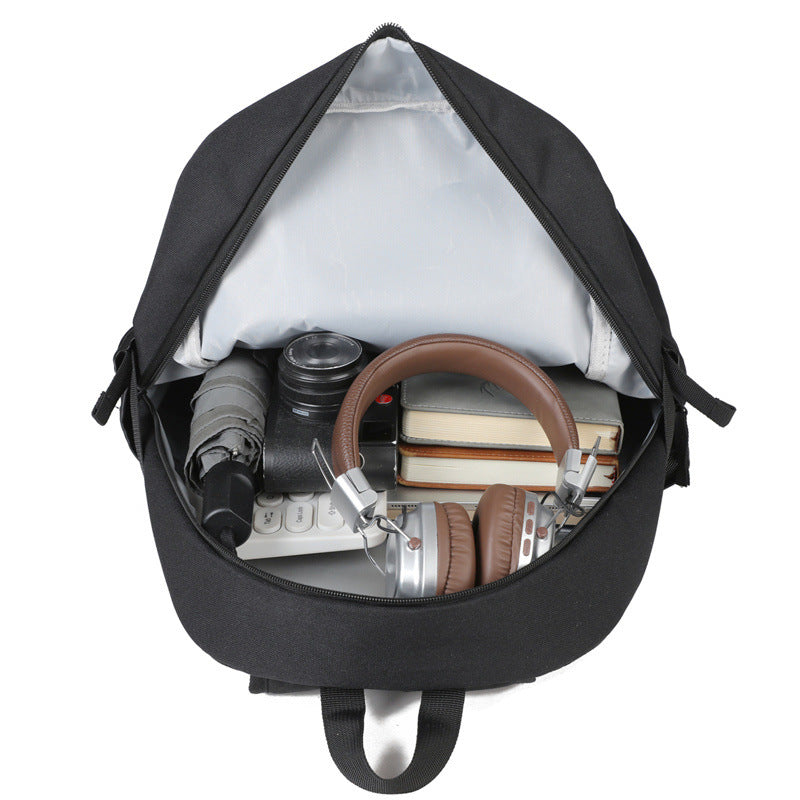 Mochila casual al estilo coreano, mochila sencilla y versátil, mochila de estudiante de instituto de gran capacidad, mochila ligera de marca de moda para viajar