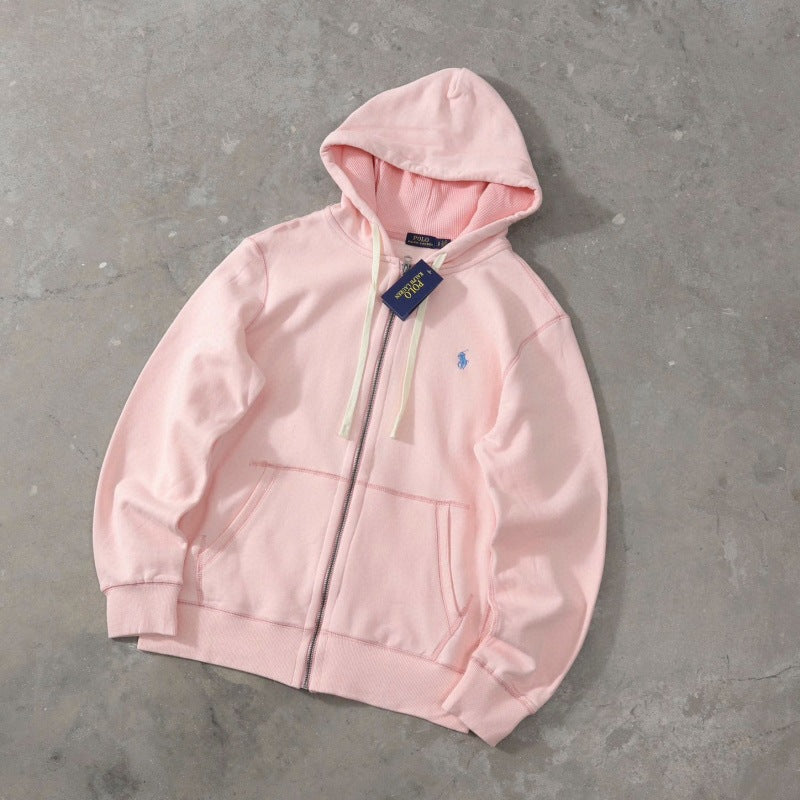 Sweat-shirt unisexe RL zippé | Poney brodé | Luxury Markt