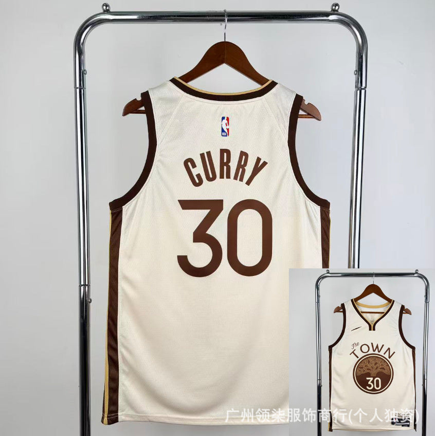 Nuevas camisetas populares de baloncesto: camisetas al por mayor prensadas en caliente para los Lakers, Cavaliers, 76ers, Bulls, Clippers, Warriors, Curry, James y Harden