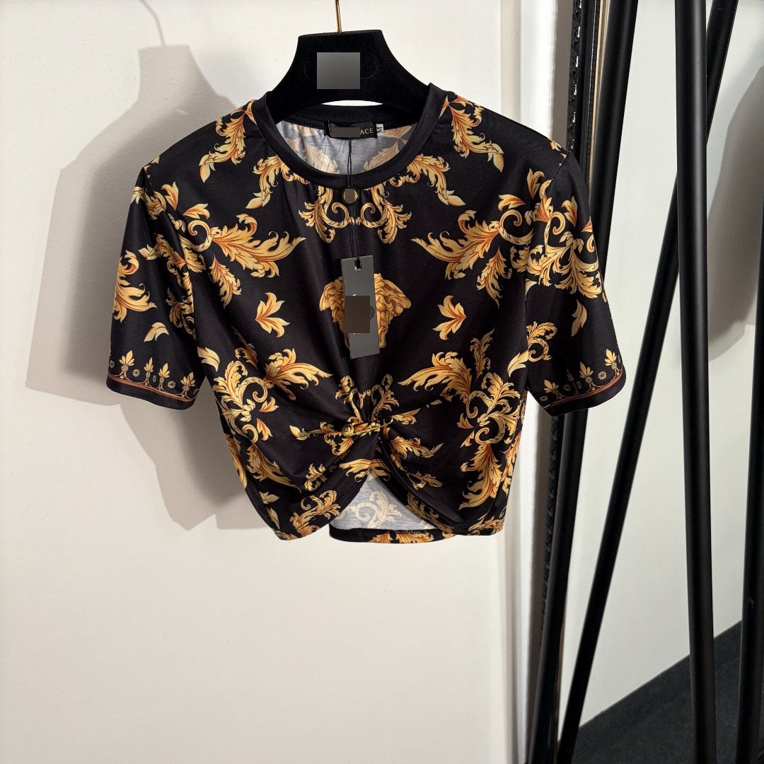 Camiseta Versa ce Corta | Estampado Medusa