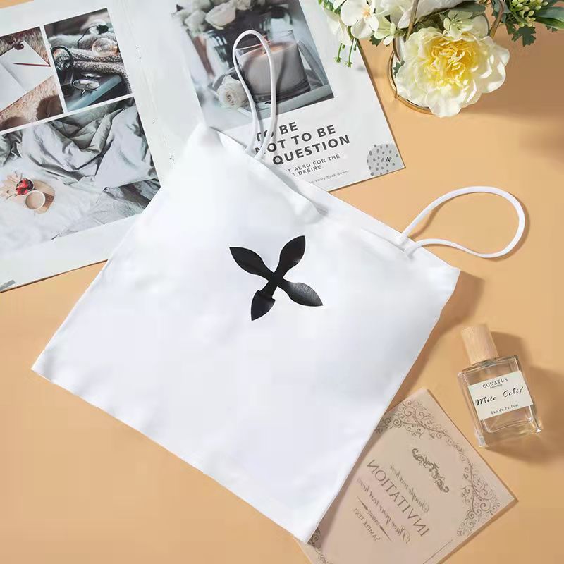 Nueva influencer Douyin camisola sin tirantes de seda YOYO Ice con capa base, capa interior, abrigo con protector y espalda deportiva