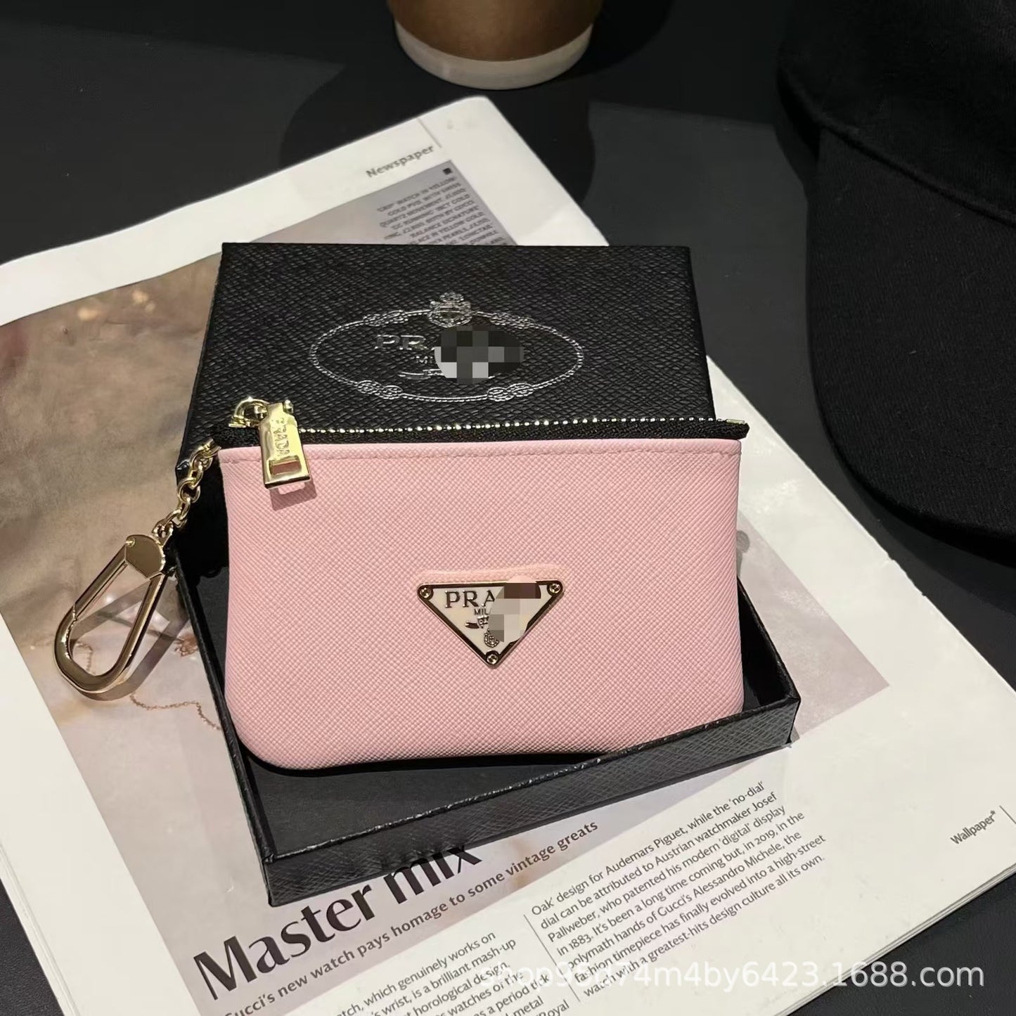 Monedero Mujer Cremallera + Caja Regalo | Compacto Premium