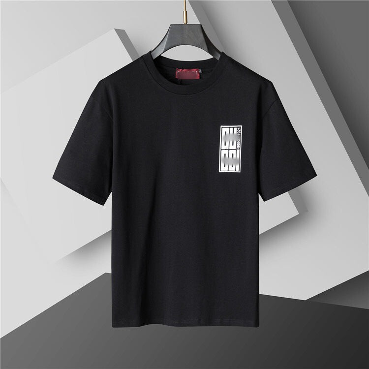 Versión correcta de 2026 de la nueva camiseta ligera de lujo de verano, camiseta de manga corta de cuello redondo y versátil para hombres y mujeres, países extranjeros de Europa y Estados Unidos