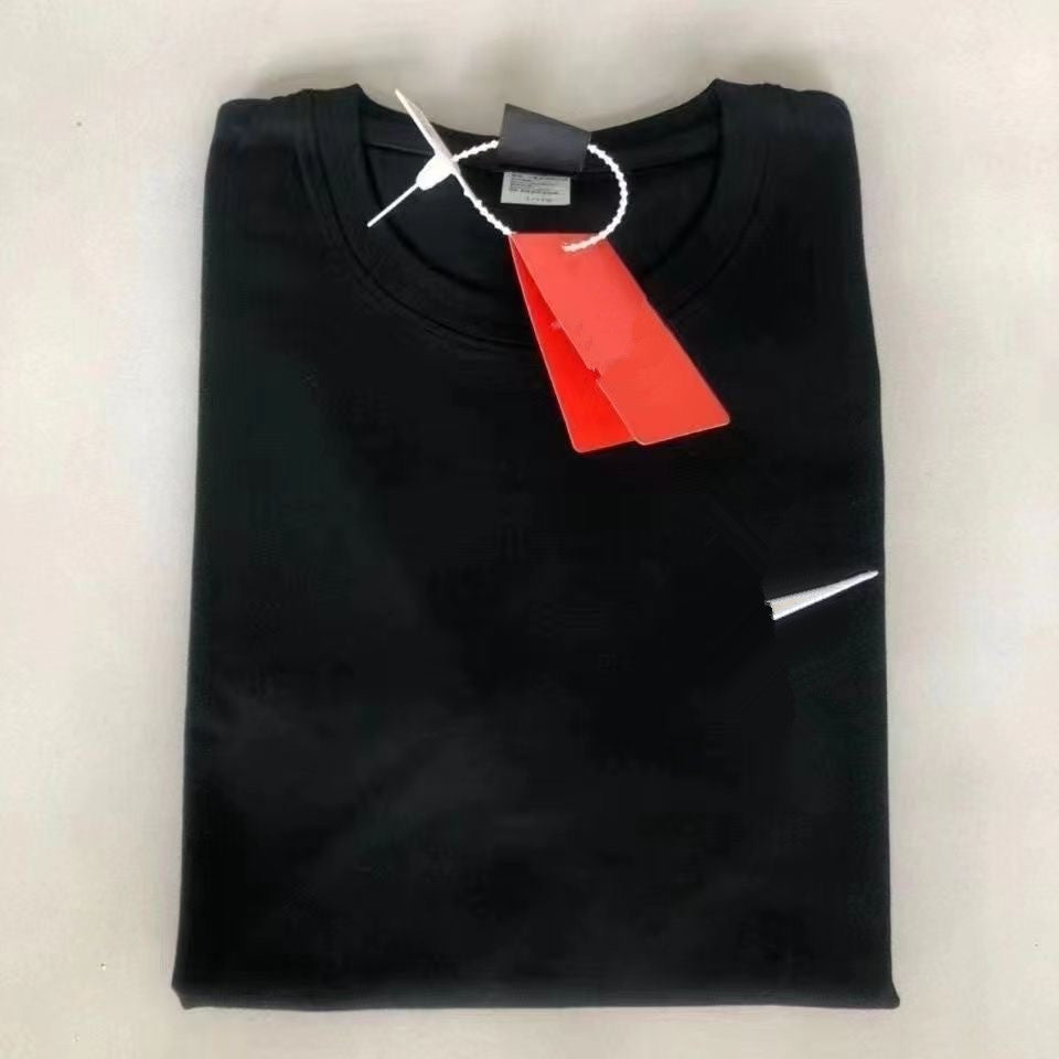 Camiseta Algodón Gancho Bordado Holgada Unisex