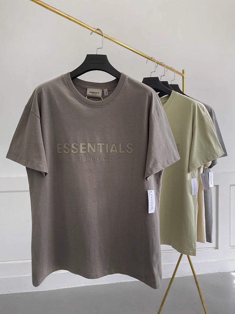 FOG Essentials Camiseta Letras Pecho | Streetwear Unisex Casual