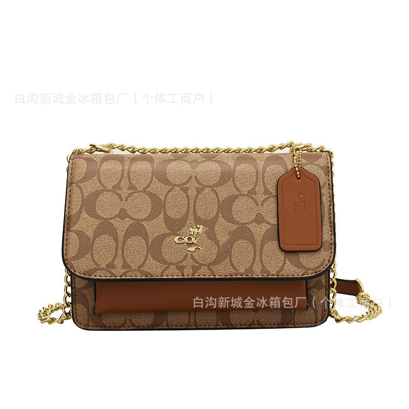Bolsa C Bolso cuadrado de venta caliente transfronterizo de moda y versátil tofu Comercio exterior bolso de cadena caliente bolso de mujer de alta calidad bolso bandolera