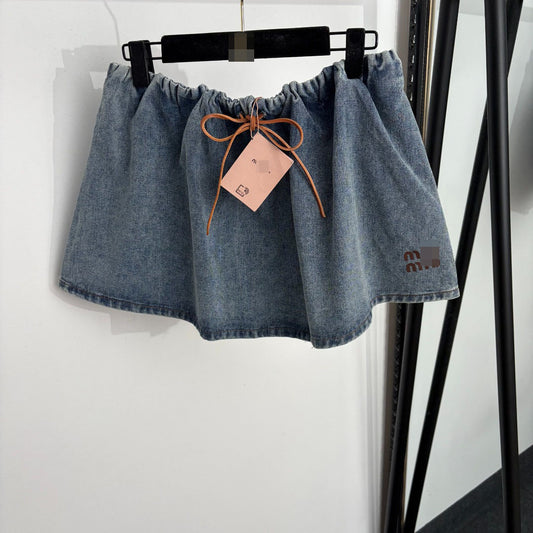 Kurzer MM Jeansrock | A-Linien-Schnitt