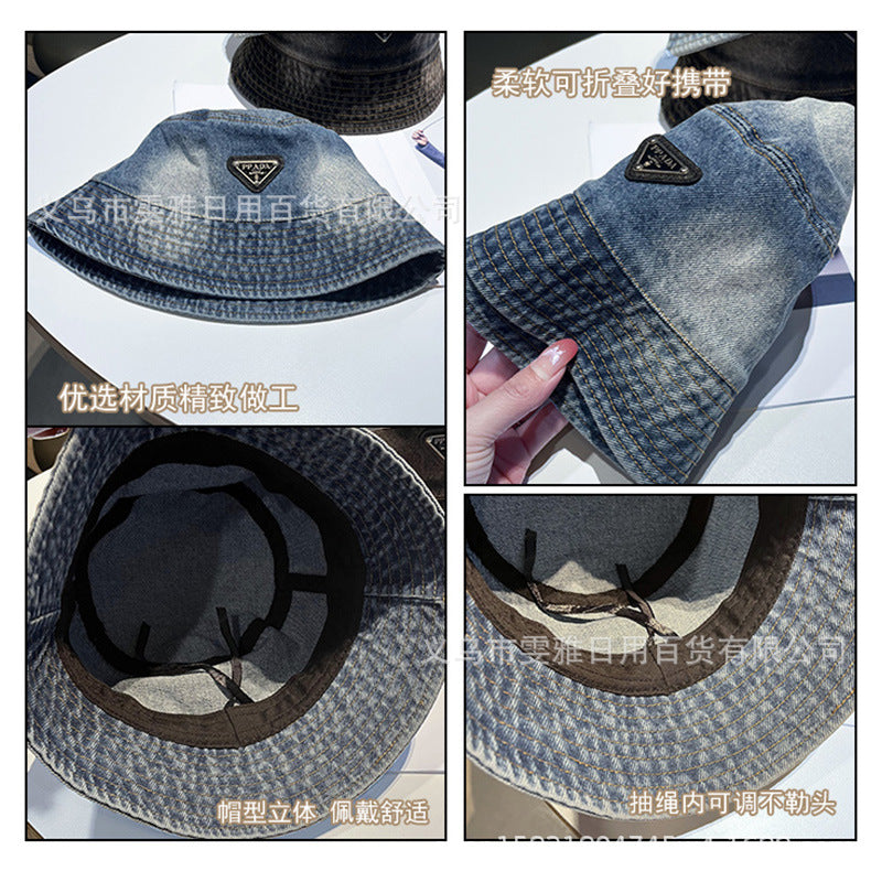 Unisex Cowboy Bucket Hat | Korean Style Spring Autumn