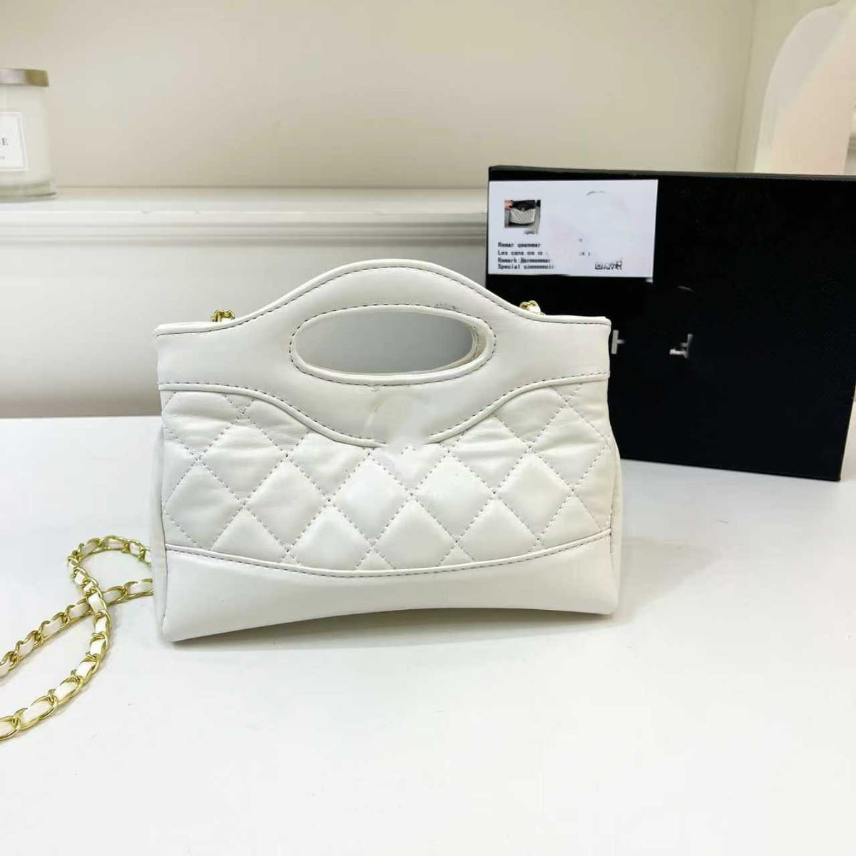 Women's Nano Diamond Chain Bag | Premium Niche Fashion | With Box