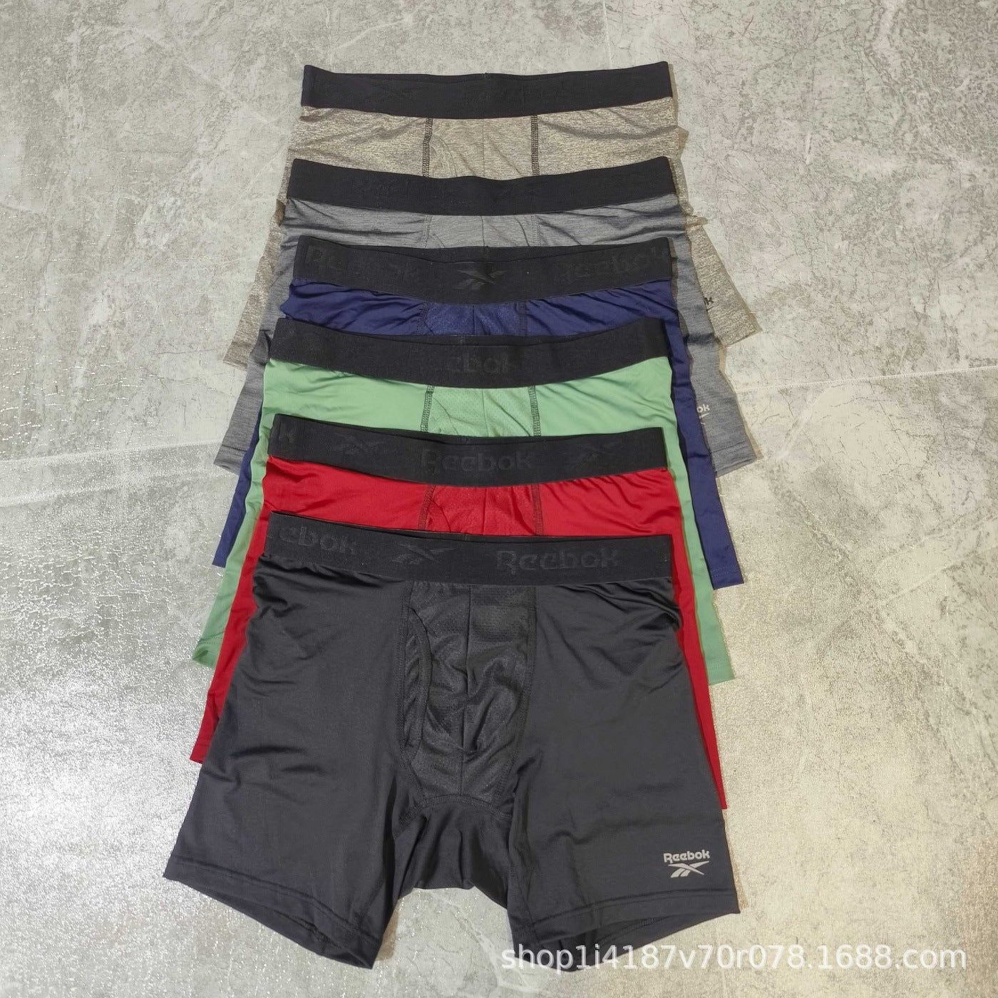 Exporta ropa interior de movimiento para hombre de secado rápido, antirozaduras, respetuosa con la piel, transpirable, de estiramientos y fitness para correr en cuatro esquinas