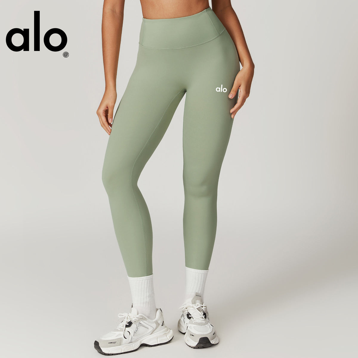 Pantalón Yoga Mujer AL | Talle Alto Y Color Liso