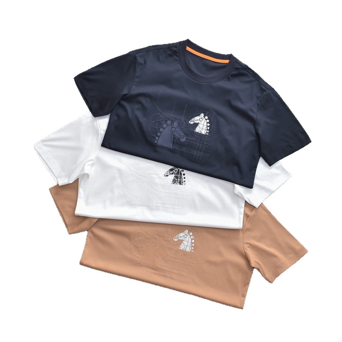 Camiseta H Hombre | Cabeza De Caballo Bordada