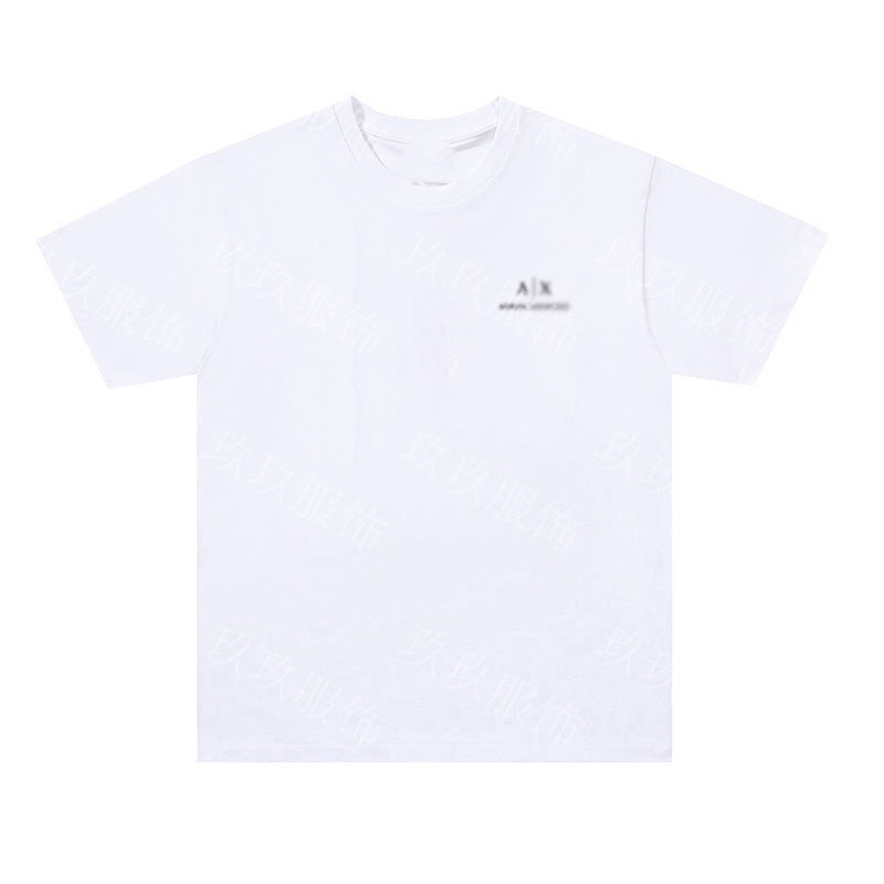 Nueva camiseta transfronteriza de manga corta con letras con letras casual y suelta de algodón puro para mujeres en la calle dropshipping