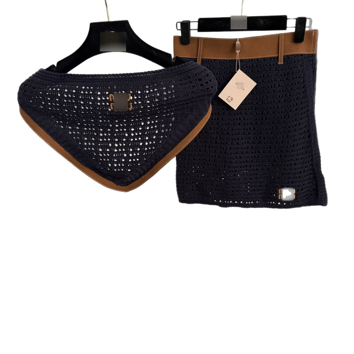 Women's Knit Set MM | Top And Mini Skirt