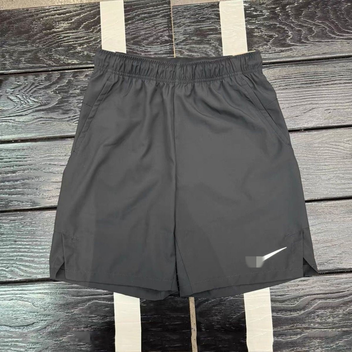 Quarterbacks deportivos tejidos de carrera, pantalones cortos de entrenamiento profesional para maratón masculino, pantalones cortos casuales sueltos y de secado rápido