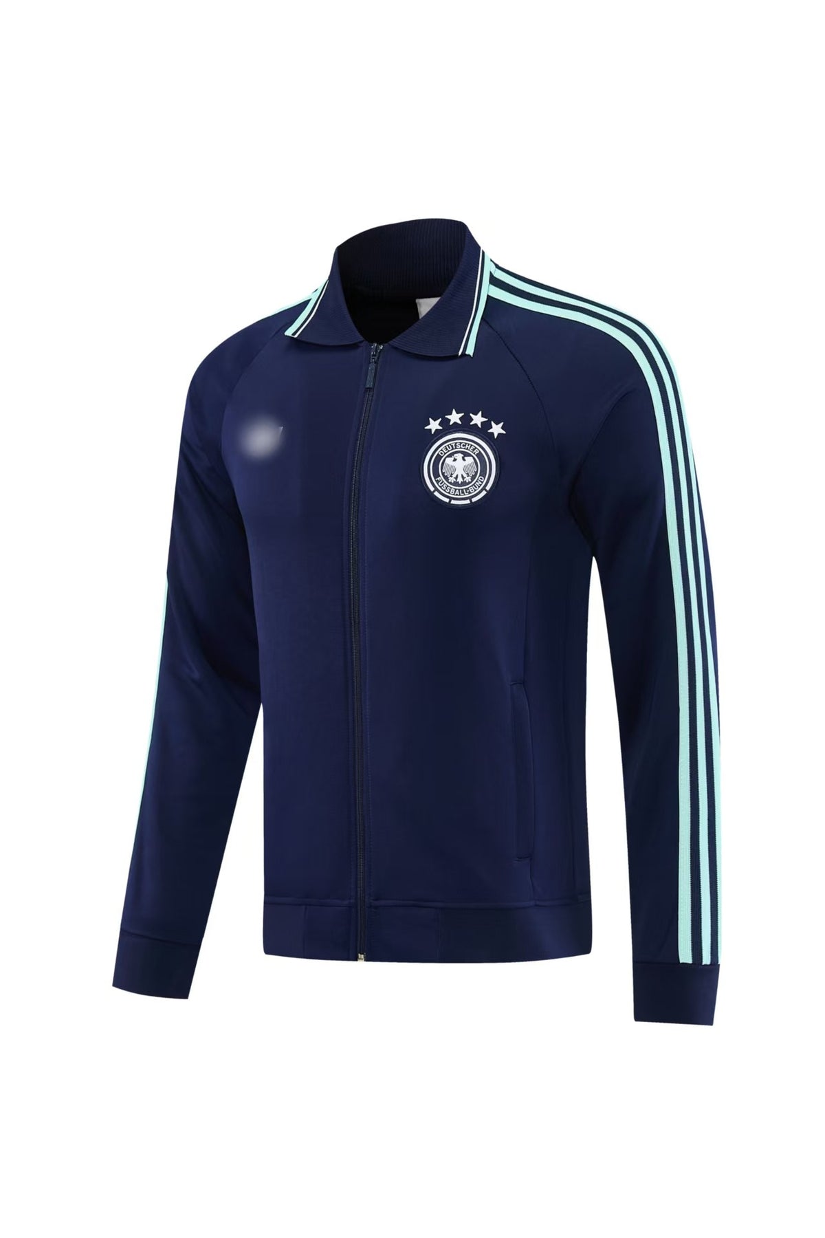 Vintage F Football Jacket | High Neck and Three Stripes