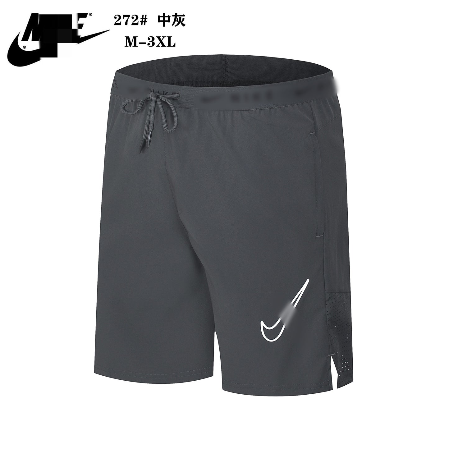 Pantalones cortos de hombre de secado rápido, running, pantalones de chándal anchos, ropa deportiva para hombres, pantalones de seda de hielo para comercio exterior, deportes y ocio