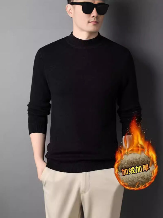 Camiseta Terciopelo Manga Larga Hombre | Moda Invierno