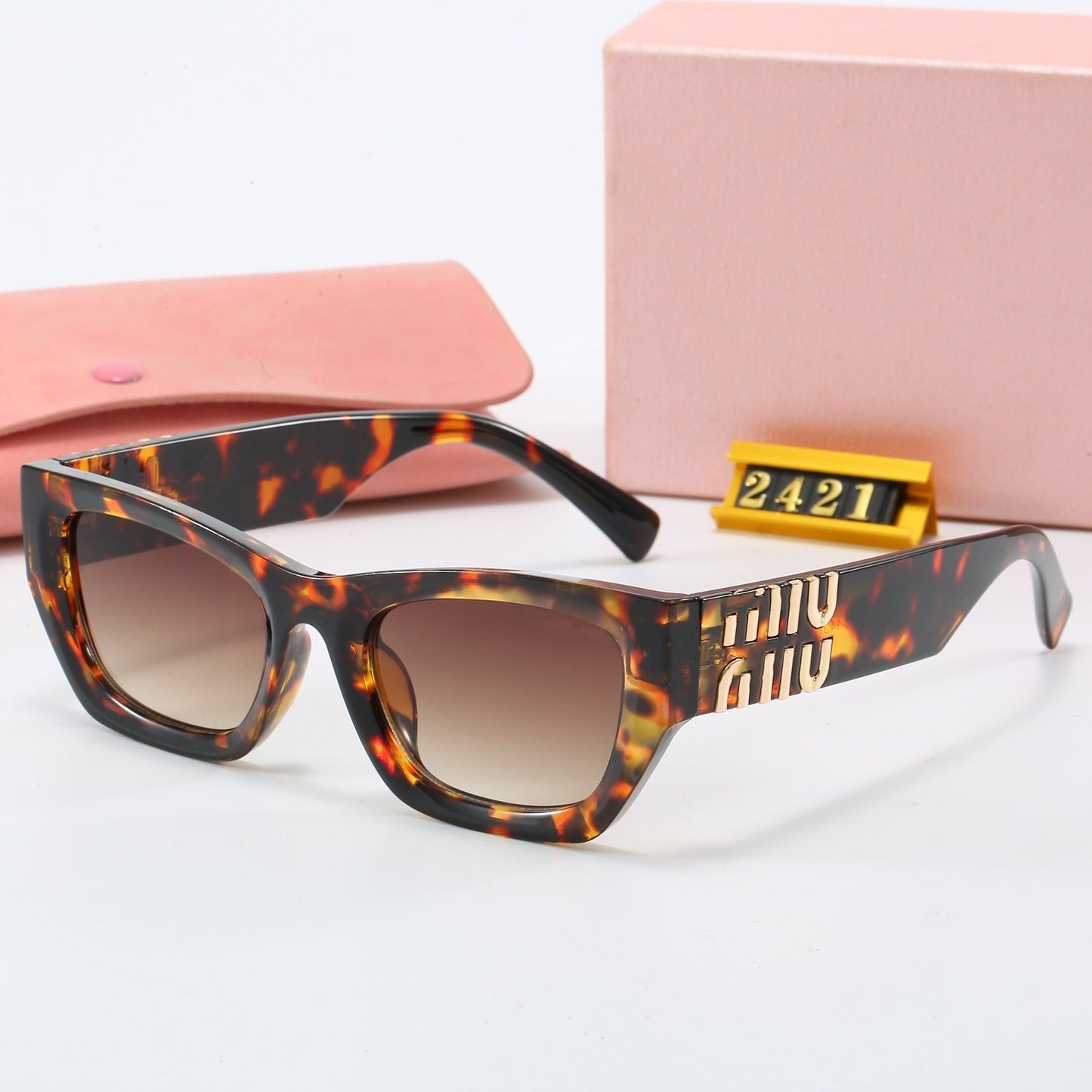 Nuevas gafas de sol transfronterizas europeas y americanas, gafas vintage de alta gama y gafas de moda estilo INS de moda que combinan con estilos de influencers masculinos y femeninos