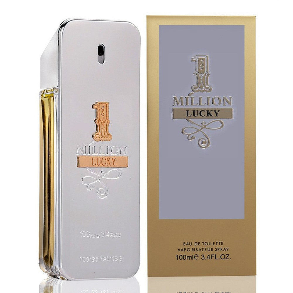 Perfume masculino Golden Million BRIC transfronterizo 100ml, notas maderas de cuero duradera, perfume fuerte para caballeros