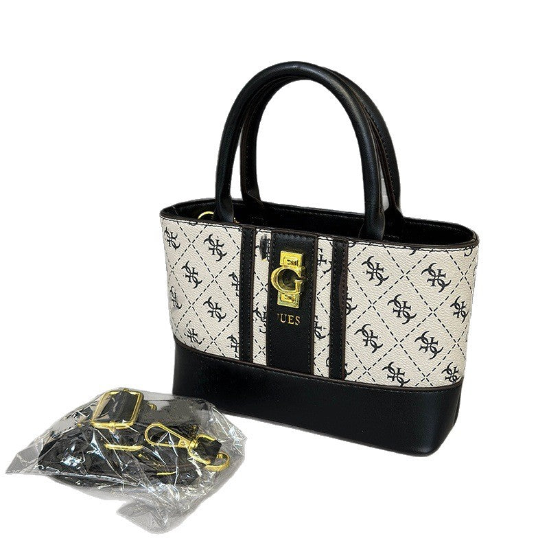 Bolso de mujer superventas impreso en Europa y Estados Unidos 2026 nuevo bolso cruzado ancho de tira cruzada de gran capacidad para mujer
