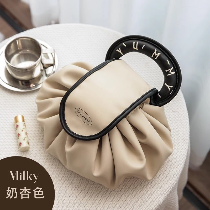 Bolsa Maquillaje Grande Portátil Mujer | Organizador Repelente Agua