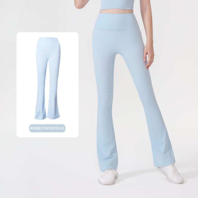 Pantalón Yoga Mujer AL | Microacampanado Y Talle Alto