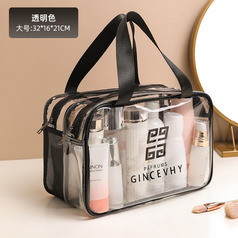 Bolsa Maquillaje Grande Portátil Mujer | Organizador Repelente Agua