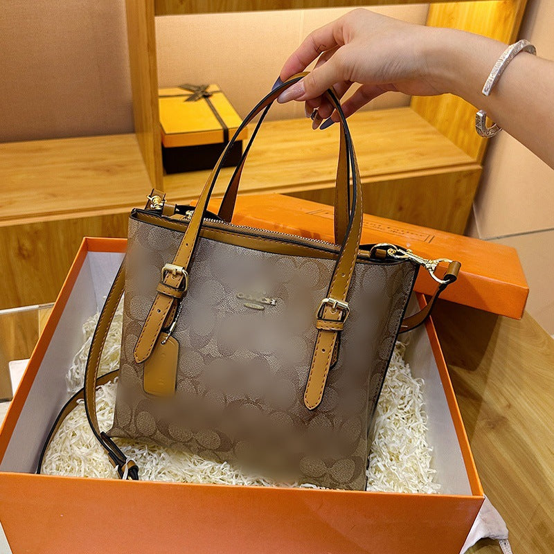 Damen-Tote-Bag Classic Monogram | Umhängetasche mit Kou-Print | Mit Box