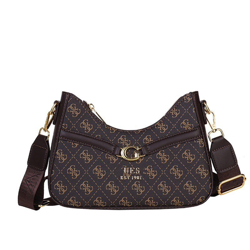 El bolso cruzado de monograma de alta gama de 2026 para mujer de un solo hombro de tendencia y muy vendido de moda para mujer