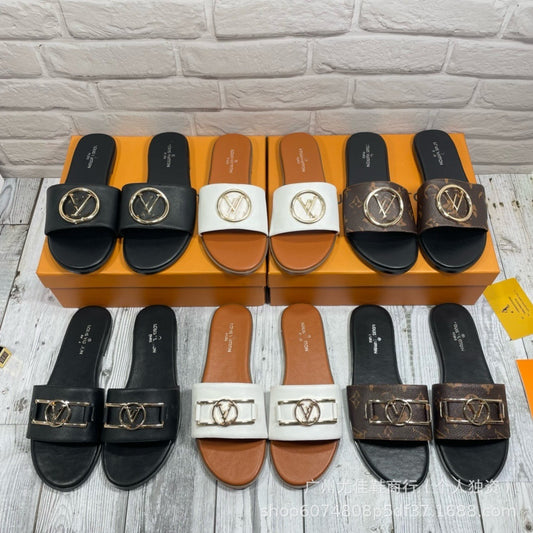 Chanclas Mujer Hebilla Metálica Planas Playa 2025 | LuxuryMarkt