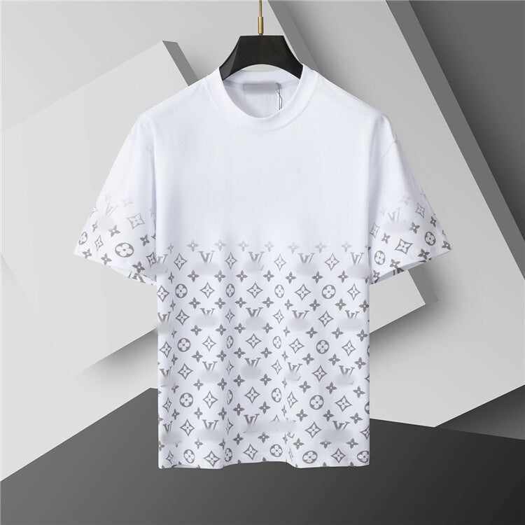 Versión correcta de 2026 de la nueva camiseta ligera de lujo de verano, camiseta de manga corta de cuello redondo y versátil para hombres y mujeres, países extranjeros de Europa y Estados Unidos