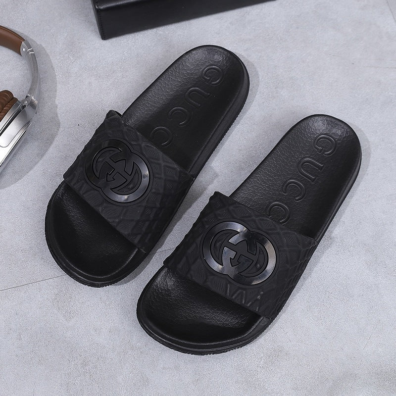 Zapatillas chulas para mujeres, hogar, interior, casa, suelas suaves, antideslizante eva, hombres de comercio exterior versátiles, transpirables, ligeros y cómodos.