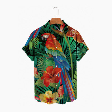Chemise homme imprimée P | Col et boutons