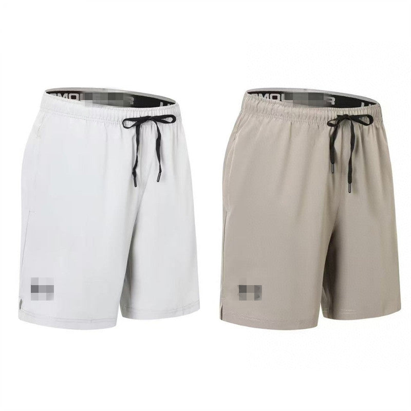 Pantalones cortos de atletismo de verano deportes entrenamiento rápido carrera maratón maratón fitness cinco puntos para hombres transpirables
