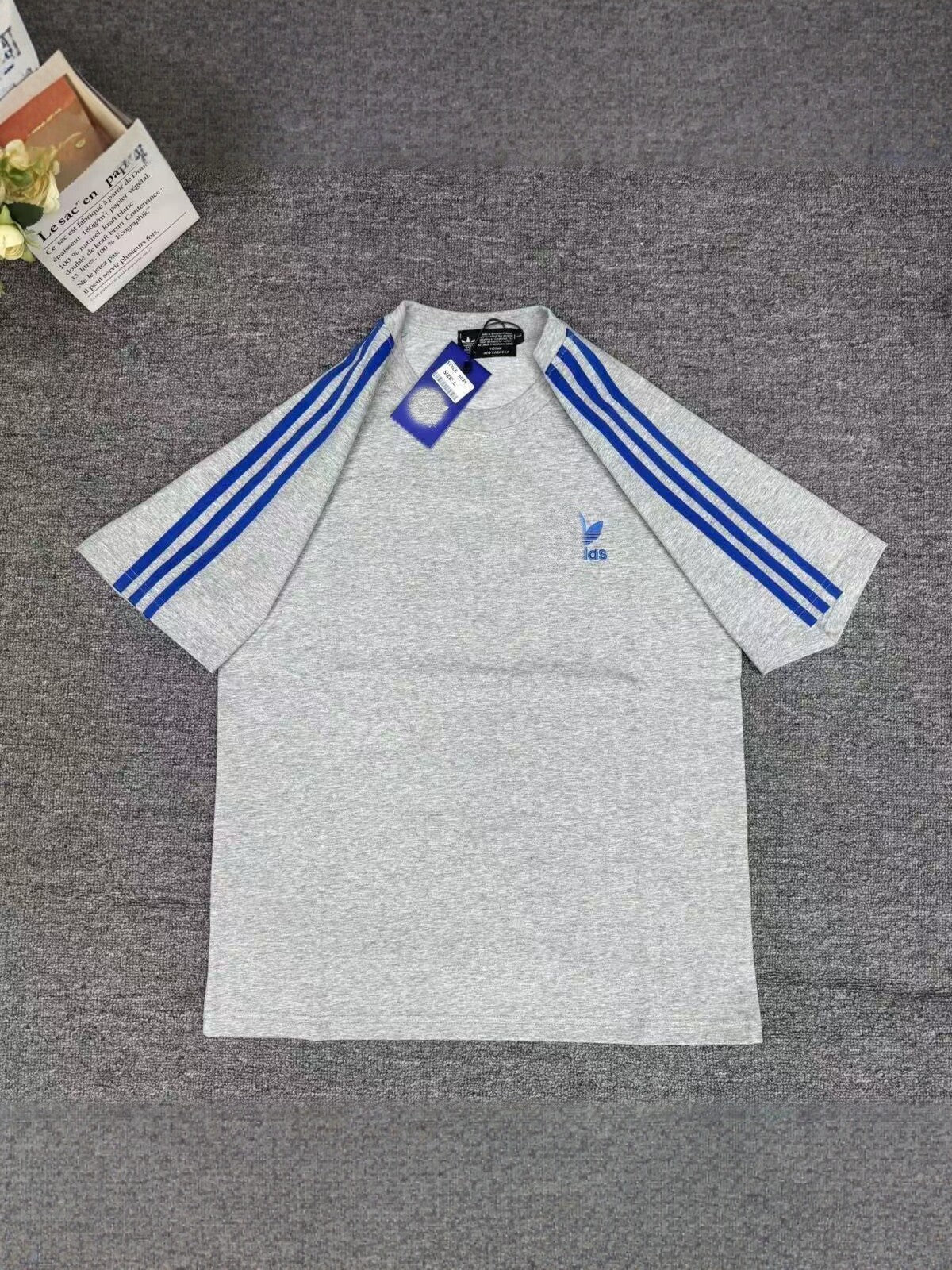 Camiseta de manga corta bordada trébol para verano para hombres y mujeres, 857 857 deportiva casual deportiva de cuello redondo
