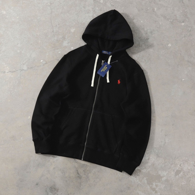 Sweat-shirt unisexe RL zippé | Poney brodé | Luxury Markt