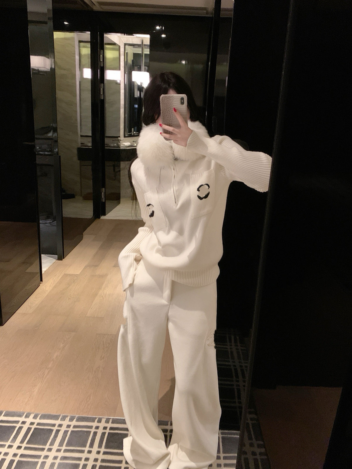 Jersey Mujer CHA | Doble C Bordada