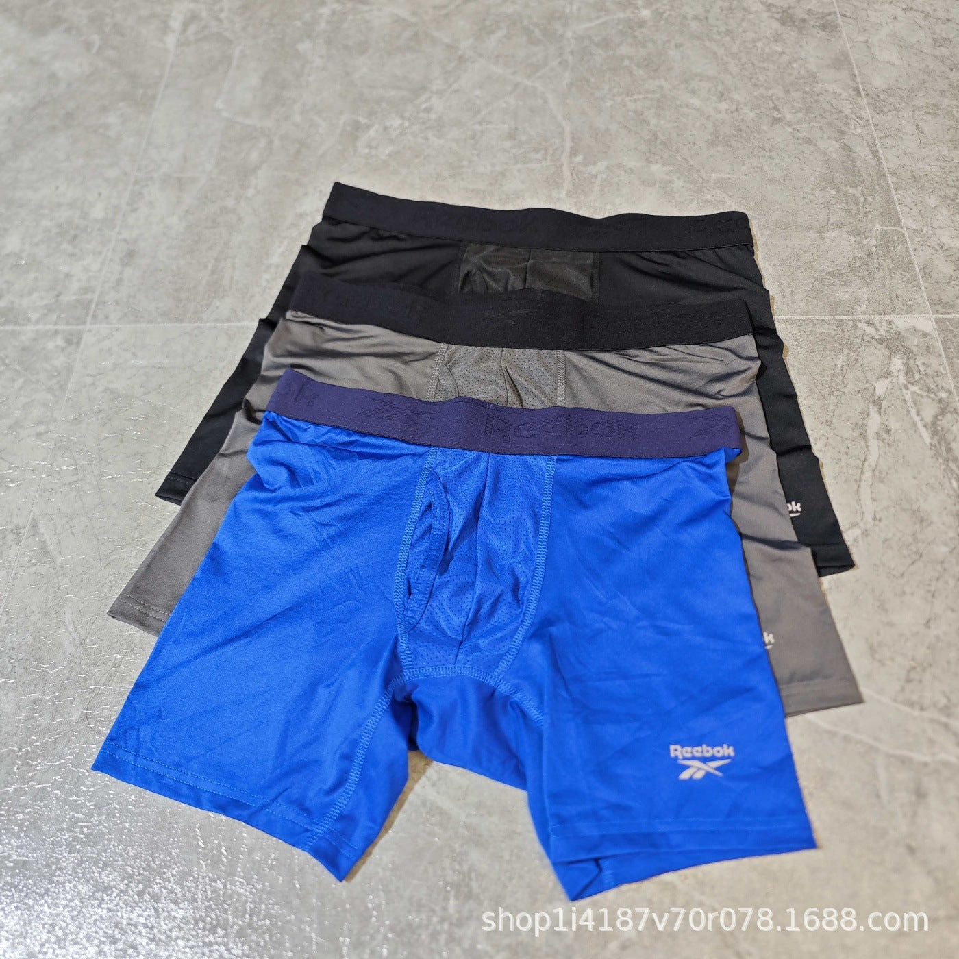 Exporta ropa interior de movimiento para hombre de secado rápido, antirozaduras, respetuosa con la piel, transpirable, de estiramientos y fitness para correr en cuatro esquinas