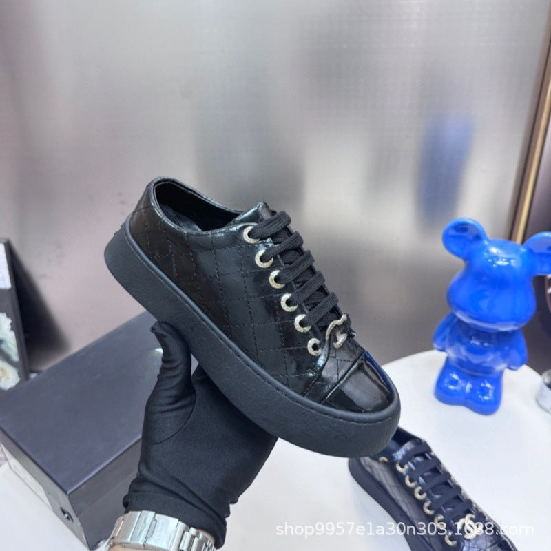 Zapatillas Mujer Estilo Vaca Bloques Color | Casual Baja
