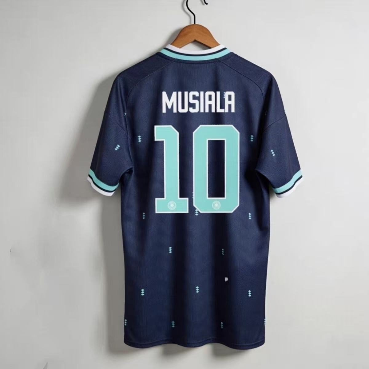 Francia, Brasil, Portugal, España, Argentina, número de partido en casa 19, Yamal, camiseta de fútbol, edición fan