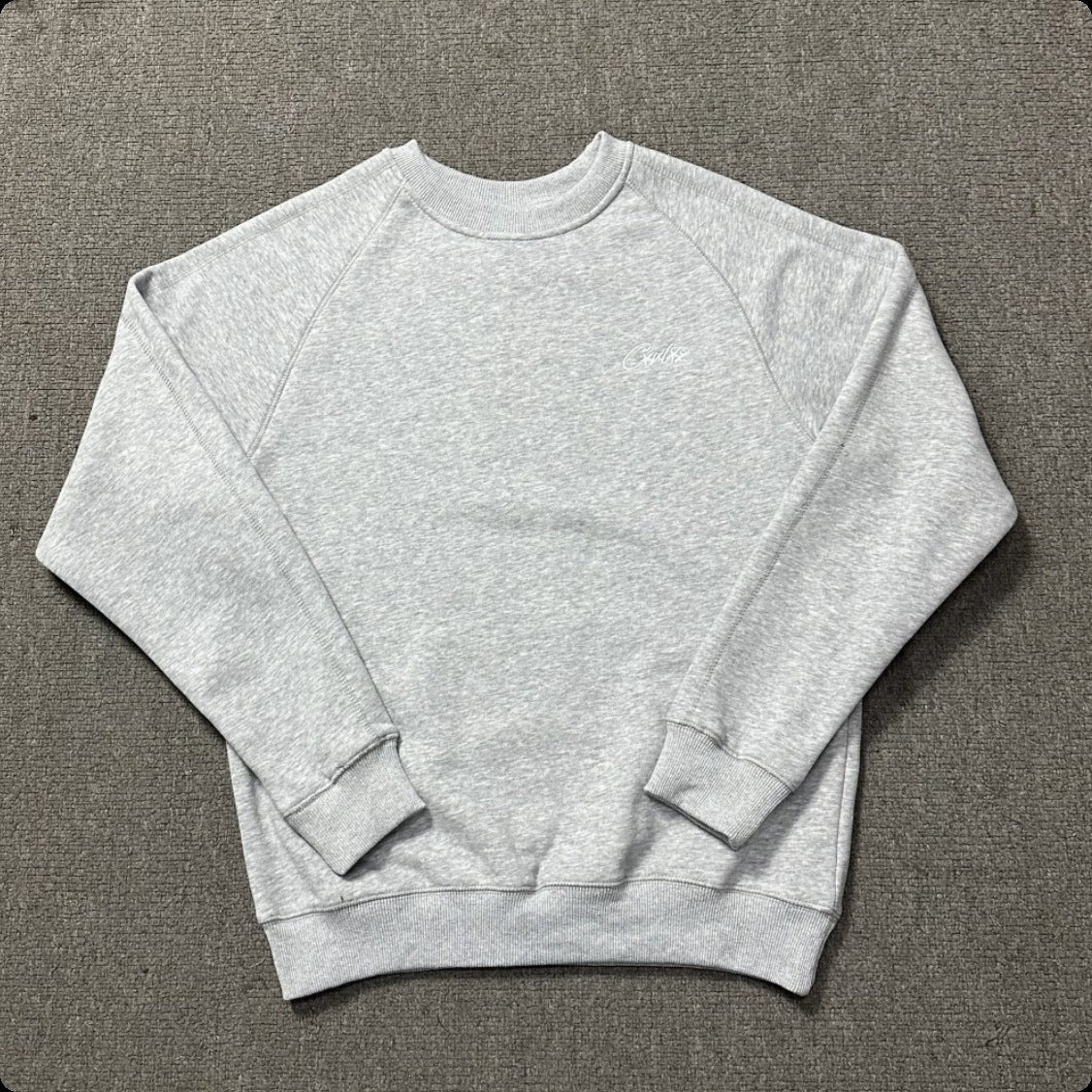 New 2025 cross-border set with embroidered minimalist lettering, high-street fashion loose cardigan, hoodie, and casual pants