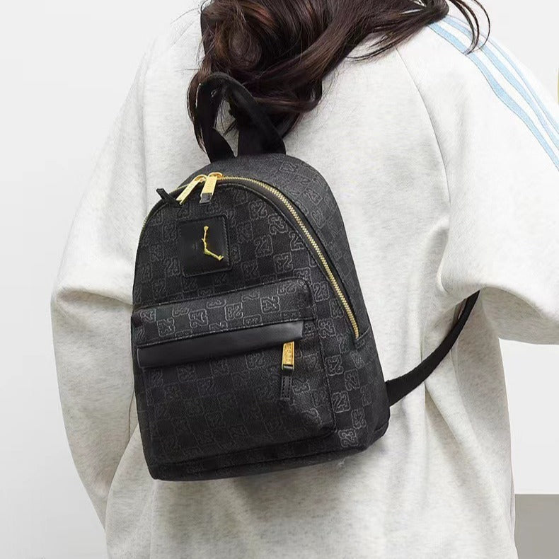 Mochila de letras de cuadros de moda con estampado de tablero de ajedrez, mochila escolar cosida, bolsa de viaje, mochila deportiva de marca de moda a cuadros para hombres y mujeres