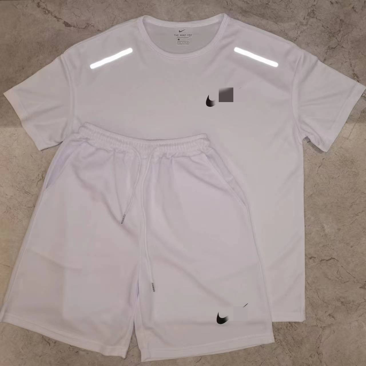 Camisetas americanas, conjuntos de entrenamiento para estudiantes deportivos, monos de atletismo de manga corta para hombres y mujeres, baloncesto fitness y ropa deportiva en stock