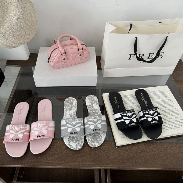 Zapatillas de verano 2025 para zapatillas versátiles de ropa exterior de mujer